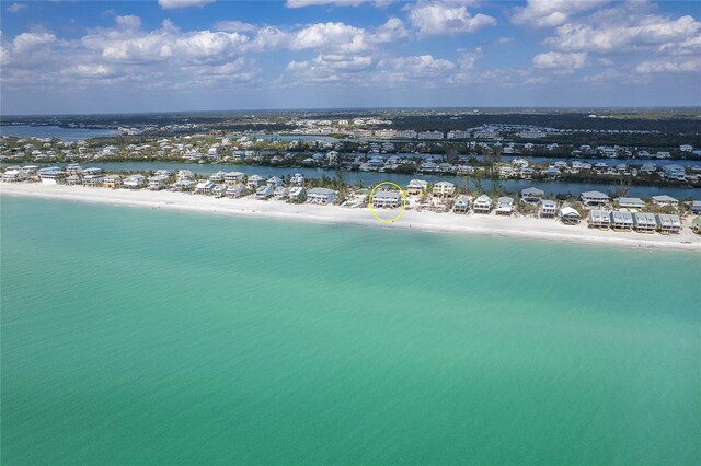 301 S Gulf Blvd Unit 419, Placida, FL 33946 - bird's eye view with a water view and a view of the beach