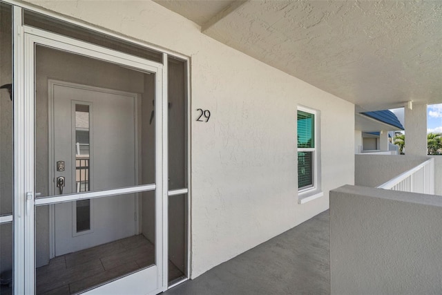 316 Coldeway Dr Unit 29, Punta Gorda, FL 33950 - doorway to property featuring stucco siding