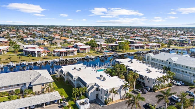 316 Coldeway Dr Unit 29, Punta Gorda, FL 33950 - bird's eye view featuring a residential view and a water view