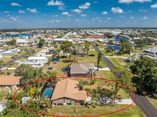 1670 Faust Dr, Englewood, FL 34224 - drone / aerial view featuring a residential view