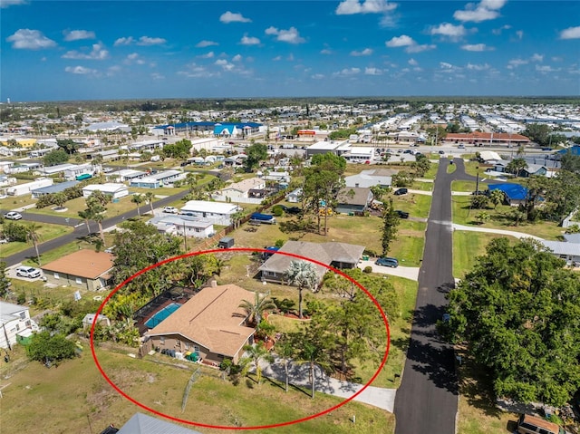 1670 Faust Dr, Englewood, FL 34224 - bird's eye view featuring a residential view