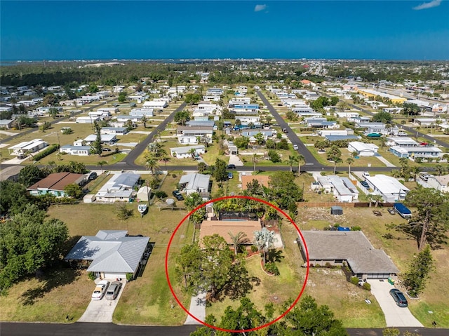 1670 Faust Dr, Englewood, FL 34224 - drone / aerial view featuring a residential view
