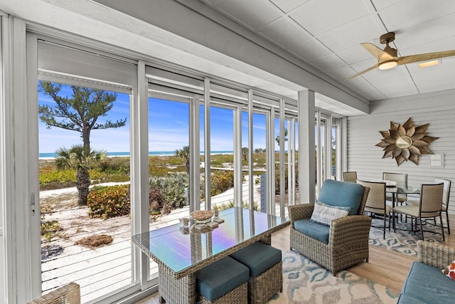 17 Seawatch Dr, Boca Grande, FL 33921 - sunroom featuring a healthy amount of sunlight and wood finished floors