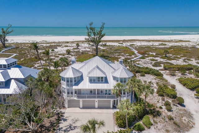17 Seawatch Dr, Boca Grande, FL 33921 - aerial view with a beach view and a water view