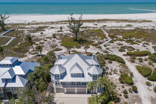17 Seawatch Dr, Boca Grande, FL 33921 - birds eye view of property featuring a view of the beach and a water view