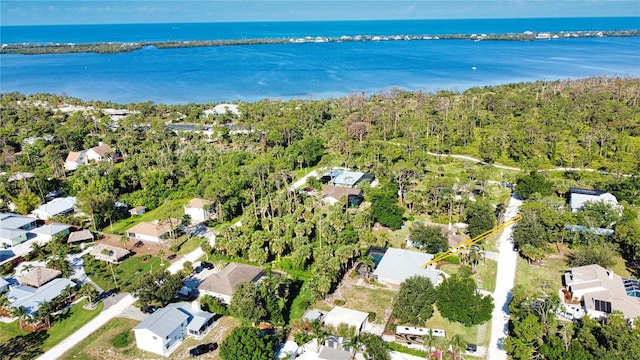 941 Elwood Ave, Englewood, FL 34223 - aerial overview of property's location with a nearby body of water and nearby suburban area