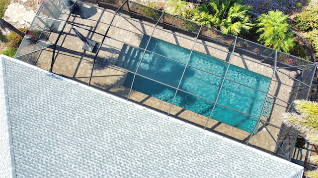 941 Elwood Ave, Englewood, FL 34223 - aerial view of a pool