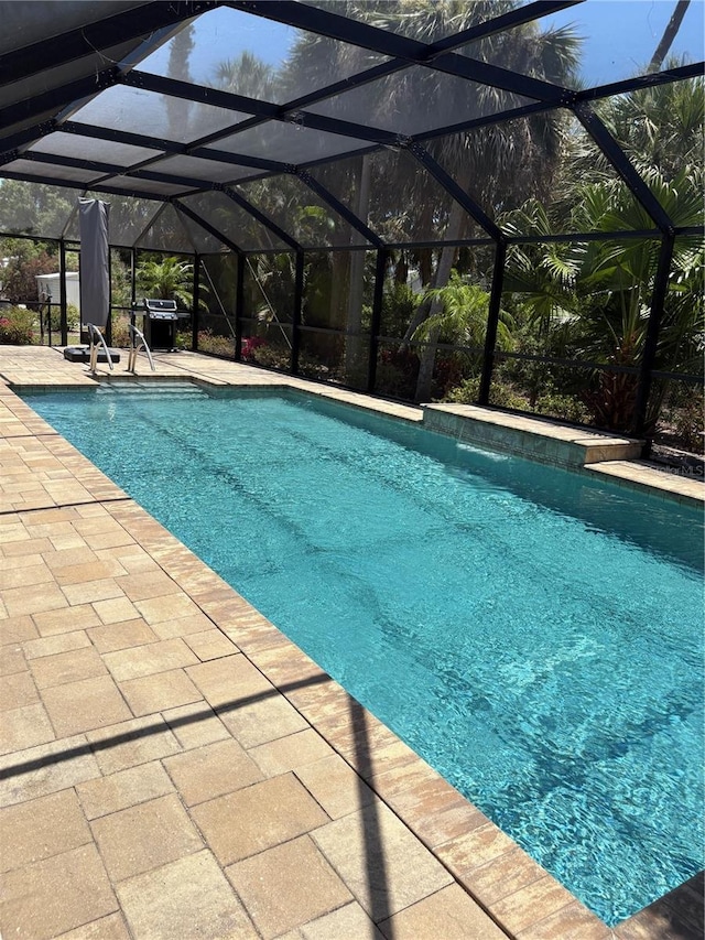941 Elwood Ave, Englewood, FL 34223 - swimming pool with a patio area and a lanai