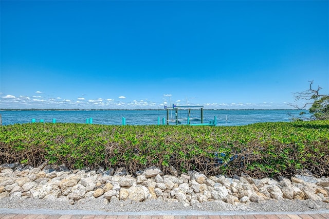 property view of water