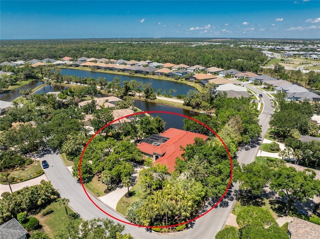 26 Saint Croix Way, Englewood, FL 34223 - aerial view with a water view and a residential view