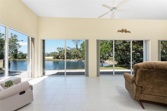 26 Saint Croix Way, Englewood, FL 34223 - sunroom featuring a water view