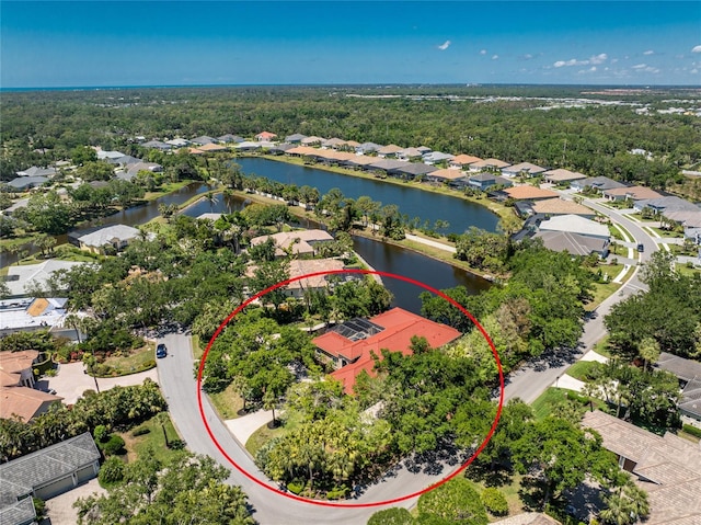 26 Saint Croix Way, Englewood, FL 34223 - birds eye view of property with a water view and a residential view