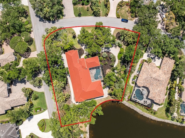 26 Saint Croix Way, Englewood, FL 34223 - bird's eye view with a water view