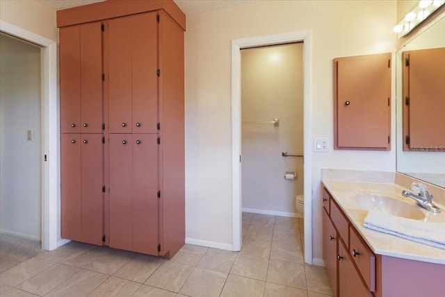 6305 Shalimar St, Port Charlotte, FL 33981 - full bathroom featuring vanity, a closet, and tile patterned floors