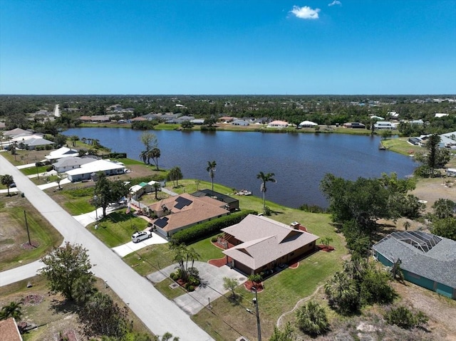 6305 Shalimar St, Port Charlotte, FL 33981 - aerial perspective of suburban area featuring a large body of water