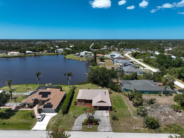 6305 Shalimar St, Port Charlotte, FL 33981 - aerial perspective of suburban area featuring a nearby body of water