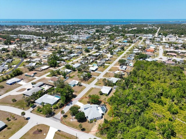 drone / aerial view featuring a residential view