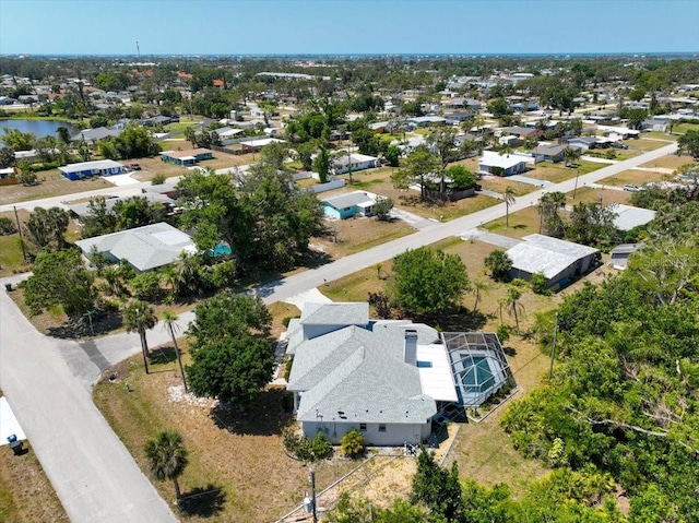 birds eye view of property featuring a residential view