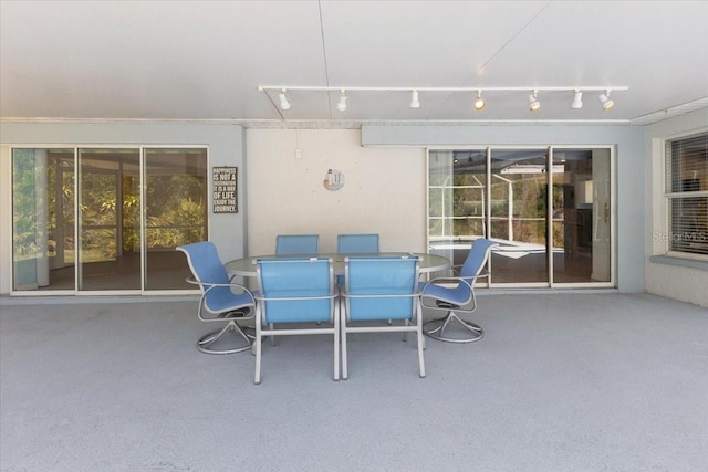 view of patio / terrace featuring outdoor dining area
