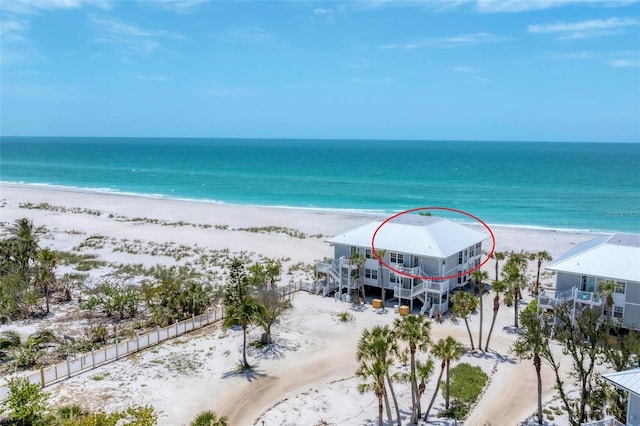 7554 Palm Island Dr S Unit 1822, Placida, FL 33946 - water view featuring a beach view