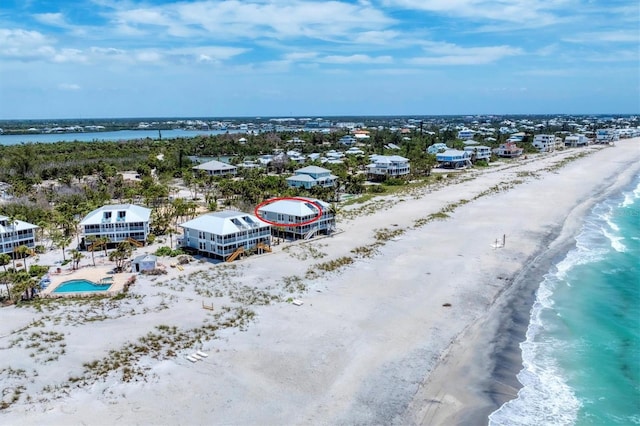 7554 Palm Island Dr S Unit 1822, Placida, FL 33946 - bird's eye view featuring a water view and a view of the beach