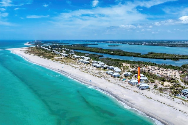 7554 Palm Island Dr S Unit 1822, Placida, FL 33946 - aerial view with a water view and a beach view