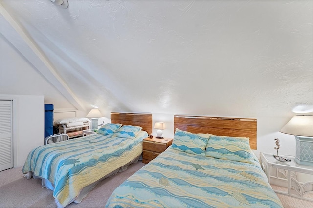 7554 Palm Island Dr S Unit 1822, Placida, FL 33946 - bedroom featuring lofted ceiling and carpet flooring