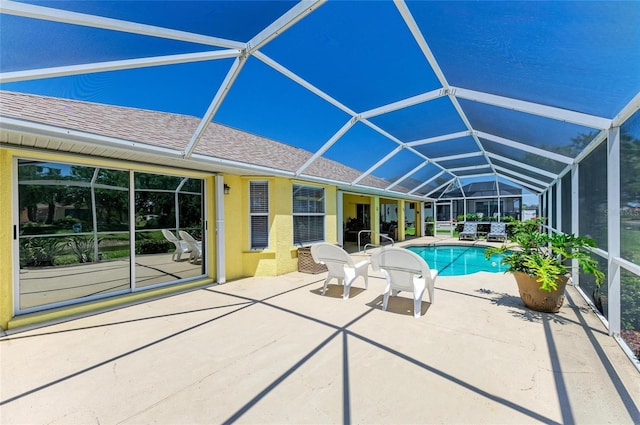 68 Long Meadow Ln, Rotonda West, FL 33947 - pool with a lanai and a patio area