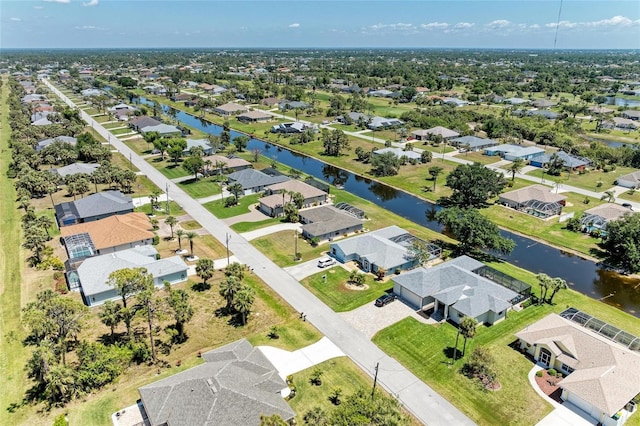 68 Long Meadow Ln, Rotonda West, FL 33947 - aerial view featuring a residential view and a water view