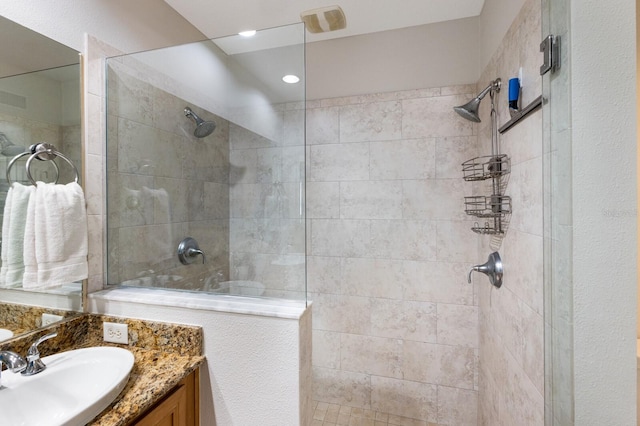 8500 Amberjack Cir Unit 102, Englewood, FL 34224 - full bath with walk in shower and vanity