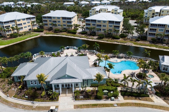 8500 Amberjack Cir Unit 102, Englewood, FL 34224 - bird's eye view with a water view