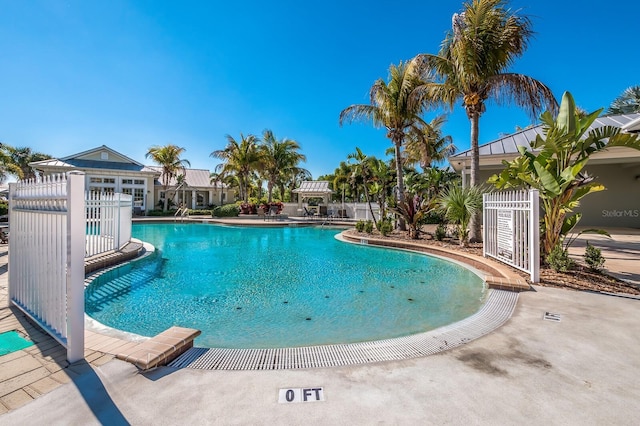 8500 Amberjack Cir Unit 102, Englewood, FL 34224 - community pool with a patio area