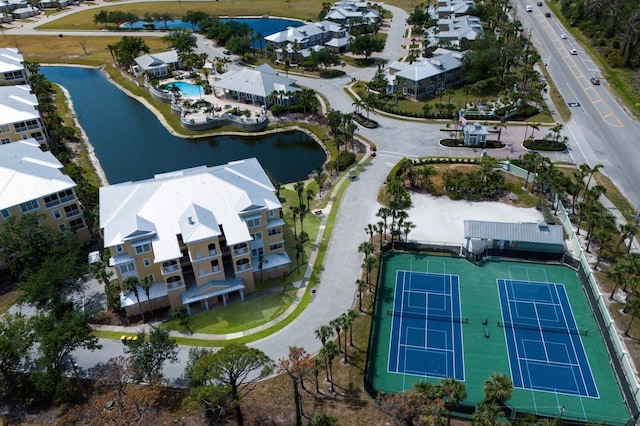 8500 Amberjack Cir Unit 102, Englewood, FL 34224 - aerial view featuring a water view