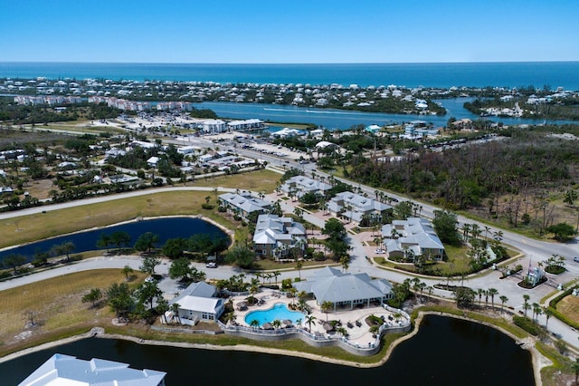 8500 Amberjack Cir Unit 102, Englewood, FL 34224 - aerial view with a water view