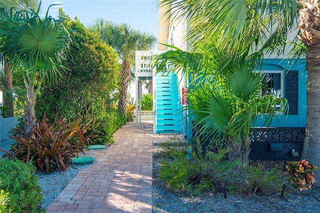 view of property's community with stairway