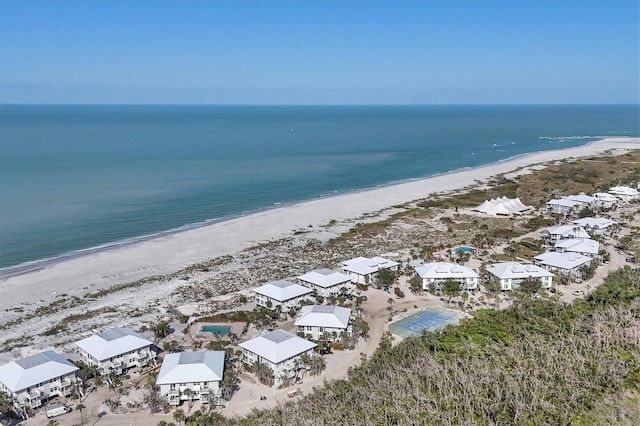 7470 Palm Island Dr Unit 2813, Placida, FL 33946 - aerial view with a beach view, a water view, and a residential view