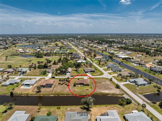 39 Bunker Pl, Rotonda West, FL 33947 - aerial view featuring a residential view and a water view