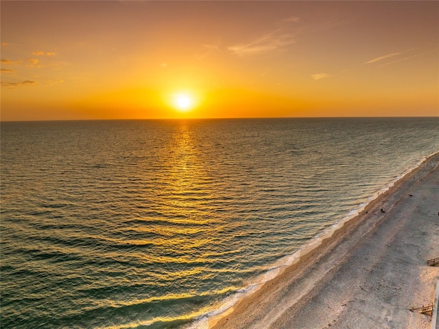 1245 Gulf Blvd, Englewood, FL 34223 - water view featuring a beach view