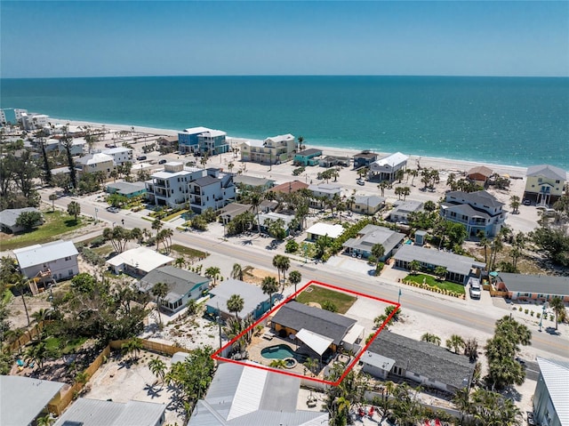 1245 Gulf Blvd, Englewood, FL 34223 - bird's eye view with a water view
