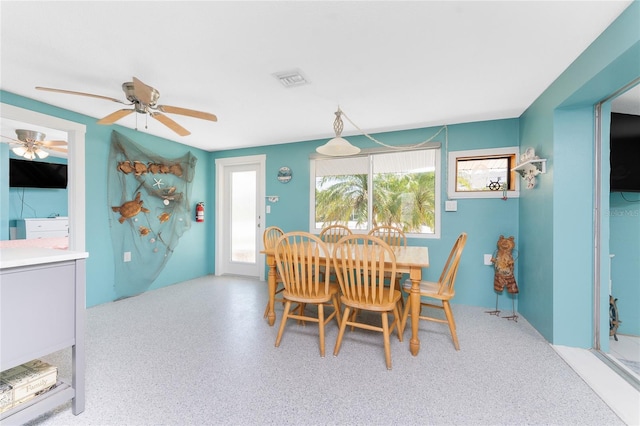 1245 Gulf Blvd, Englewood, FL 34223 - dining area featuring visible vents
