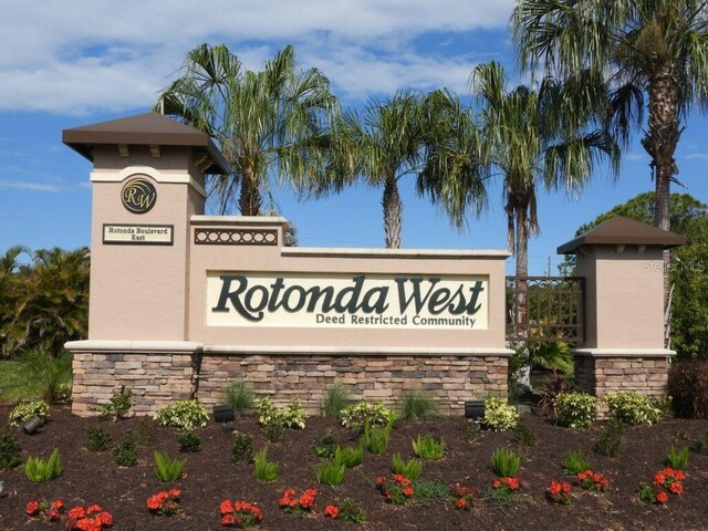 35 Medalist Rd, Rotonda West, FL 33947 - view of community / neighborhood sign