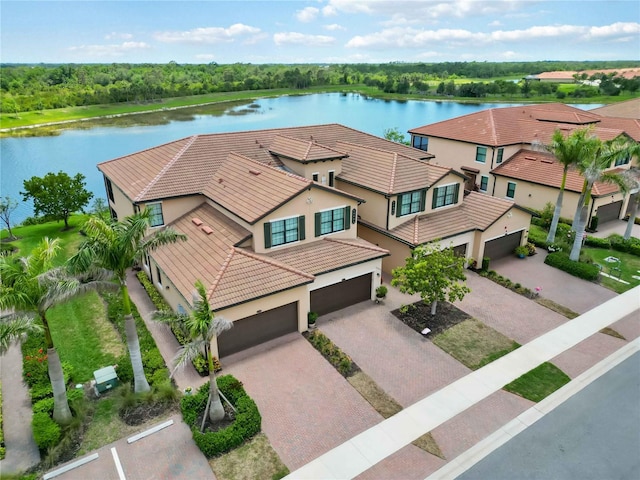 10805 Tarflower Dr Unit 101, Venice, FL 34293 - aerial view of property and surrounding area featuring a large body of water