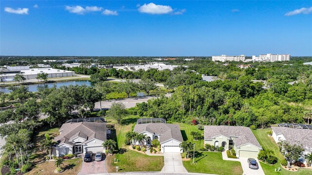 4004 Landor Ct, Venice, FL 34293 - bird's eye view featuring a water view