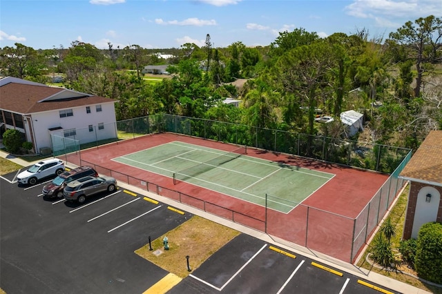 1531 Placida Rd Unit 201, Englewood, FL 34223 - view of tennis court with fence
