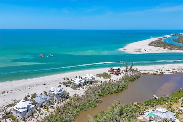 6890 Palm Island Dr, Placida, FL 33946 - property view of water with a view of the beach