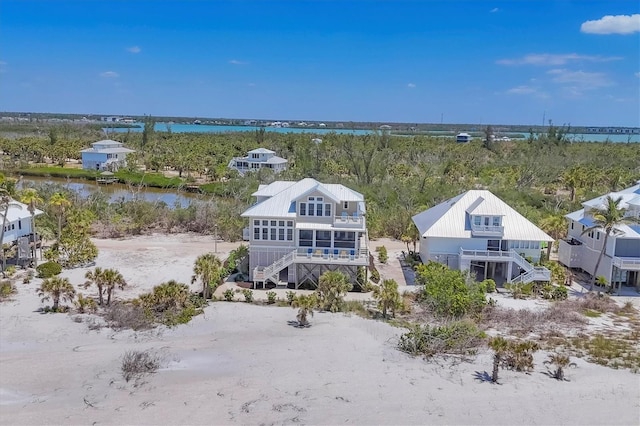 6890 Palm Island Dr, Placida, FL 33946 - aerial view featuring a water view