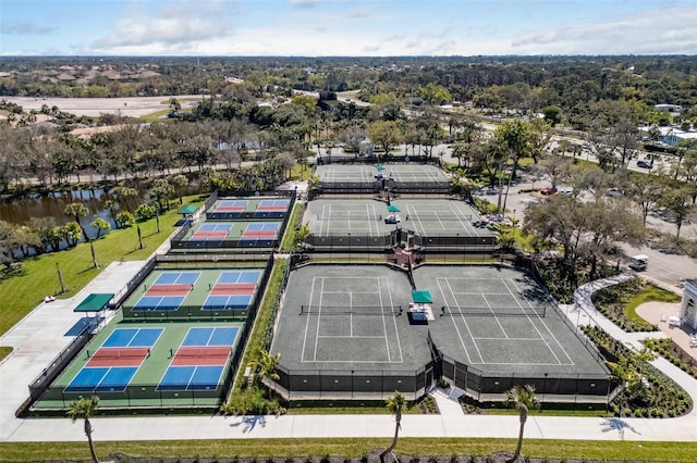 11125 Mcdermott Ct, Englewood, FL 34223 - bird's eye view featuring a water view