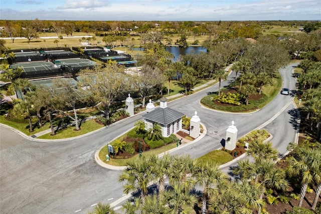 11125 Mcdermott Ct, Englewood, FL 34223 - birds eye view of property with a water view