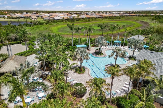 11125 Mcdermott Ct, Englewood, FL 34223 - drone / aerial view featuring a residential view