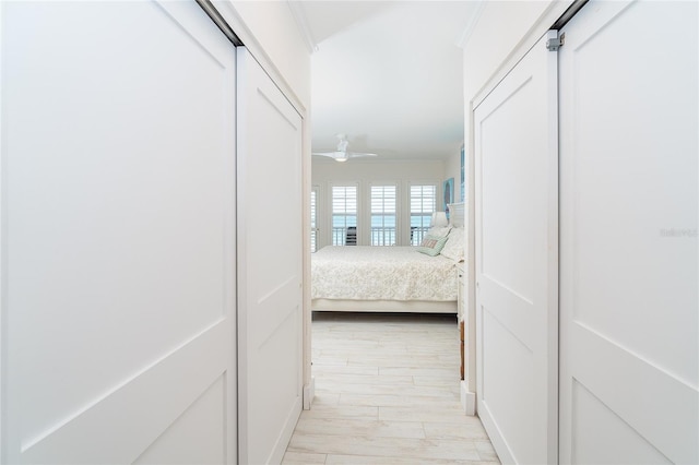 7548 Palm Island Dr S Unit 1724, Placida, FL 33946 - corridor with light wood-style flooring